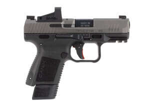 Canik TP9 elite SC 9mm sub compact 9mm pistol comes with the shield rmsc red dot sight